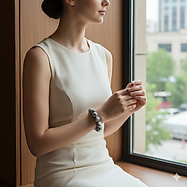 Gri Jasper Doğaltaş Bileklik