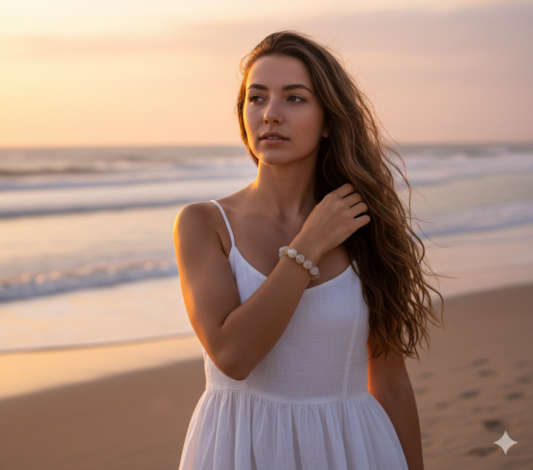 Sitrin Doğaltaş Bileklik