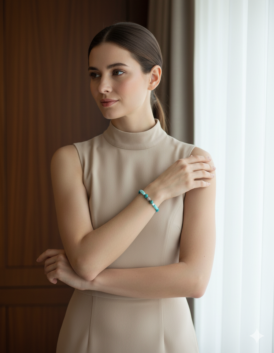 Amazonit Taşı Kolye Bileklik